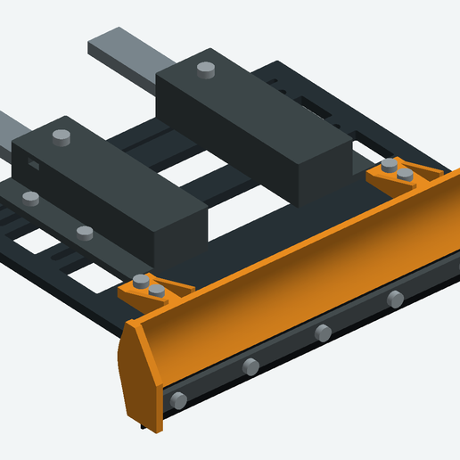 1/16 Scale RC Forklift Push Blade