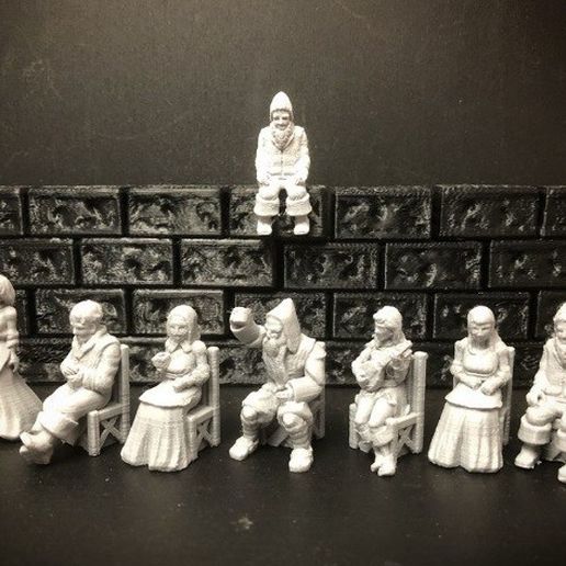 af1f7142819271ddd1ac6a3b0fd12f12_preview_featured.jpg Free STL file Townsfolke: Tavern Patrons (28mm/32mm scale)・Object to download and to 3D print, Dutchmogul