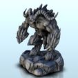 1.jpg Rock demon with horns - Darkness Chaos Medieval Age of Sigmar Fantasy Warhammer