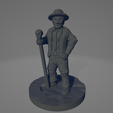 Skull-Staff-Nobleman.png STL file Neolithic Park Investor (Easy-Print)・Model to download and 3D print