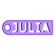 P05_JULIA.stl Keychain name Keychain name