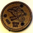 Copper-Heads.jpg Copper Coin, Hare, Set, Token, DnD/Pathfinder, Heads & Tails (STL)