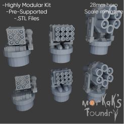 Rocket-Launcher-Turret-epik.jpg Archivo 3D Torretas lanzacohetes・Objeto para impresora 3D para descargar