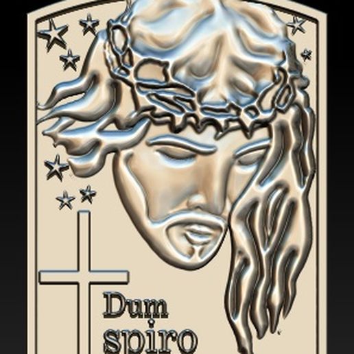 Jesus Crist Pendant 3D model