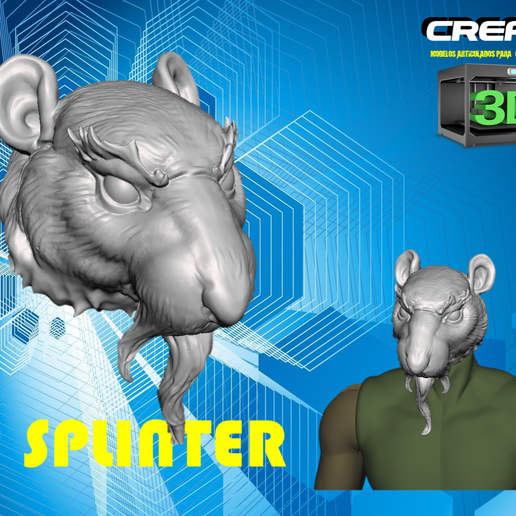 SPLINTER HEAD 3D model