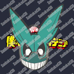 izuku-1.png -Datei My Hero Academia Izuku Maske Schlüsselanhänger herunterladen • Design für 3D-Drucker, sunbaked3d