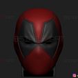 01.jpg Deadpool Mask - Marvel comics 3D print model