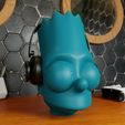 6.jpg Bart Simpson Headphone Stand