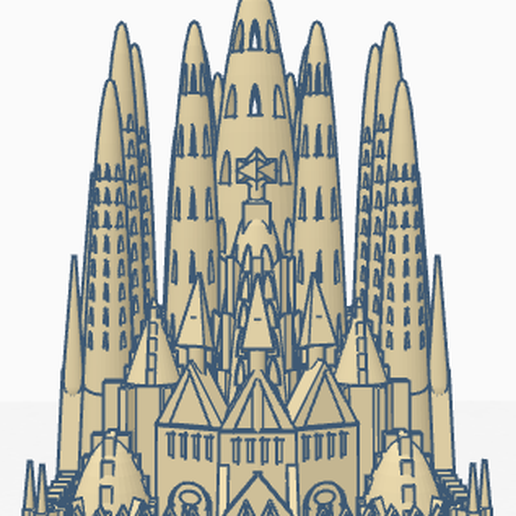 STL file Catedral- Sagrada Familia・3D printer model to download・Cults
