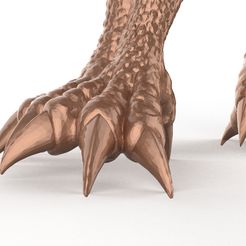 untitled.131.jpg Archivo STL gratis Patas en 3D Inspiradas en Dinosaurios - Diseño Creativo y Divertido・Diseño imprimible en 3D para descargar