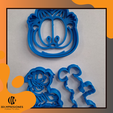 b.png X3 Cookie Cutter Garfield, Odie, Face Garfield