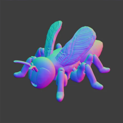 g.png Бесплатный STL файл Шарнирная пчела・План 3D-печати для скачивания