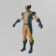 Wolverine0017.png Wolverine Lowpoly Rigged