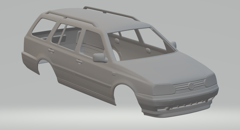 Download STL file Volkswagen Golf Mk3 variant • 3D printer design ・ Cults