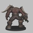 03.jpg Garrosh Hellscream - World Of Warcraft figure low poly