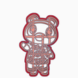 sdasreqt.png STL file TOM NOOK 1 - COOKIE CUTTER / ANIMAL CROSSING・3D printer model to download