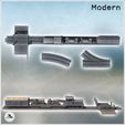 4.jpg Set of modern trains with diesel locomotive, platforms with tractors, and cattle transport wagons (2) - Modern WW2 WW1 World War Diaroma Wargaming RPG Mini Hobby