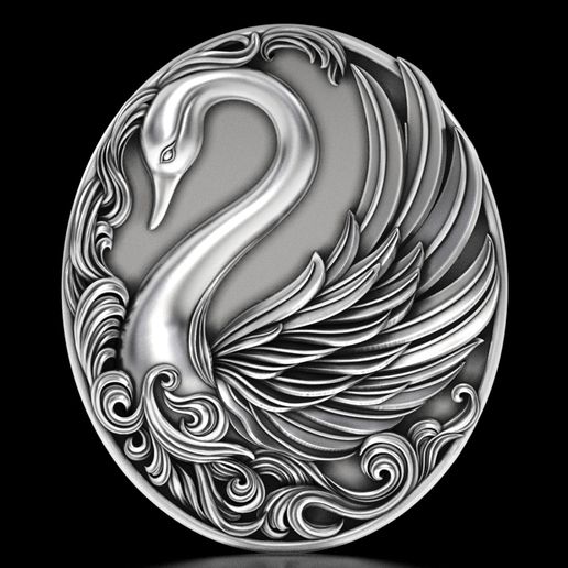 Swan pendant