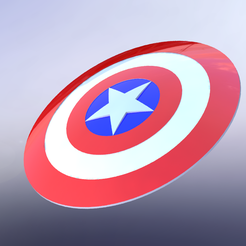 bouclier-3.png Файл STL Captain America Shield 1/4 Scale・3D-печатный дизайн для загрузки