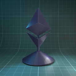 RENDER-1.png STL file Ethereum Trophy・3D printing idea to download