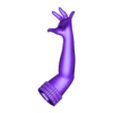 Arm_left_keyed.stl Belly Dancer Pinup 3D print model