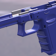 1-G17_3.png Free STL file Glock G17 gen 3・Object to download and to 3D print
