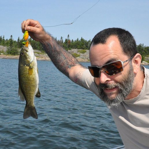 Fishing lure #3 with gills and larger body 3D model