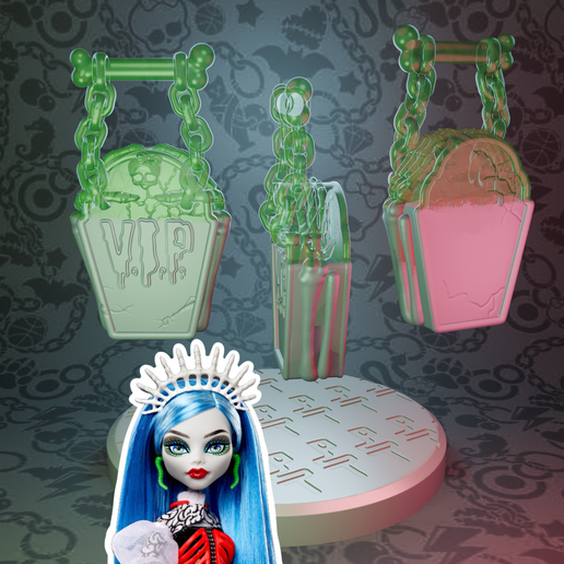 Monster High Ghouluxe Ghoulia Yelps doll bag replacement