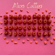 Micro-Cutters.png Micro Cutters | Bundle of 40 micro STL cutters | Cutter for polymer clay | Cookie cutter | Cookie cutters | Polymer clay cutters | Clay tools