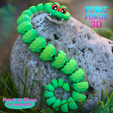 8-3.png Flexi Snake Fidget Toy STL