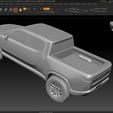 ZBrush-ScreenGrab04.jpg RIVIAN R1T 3D MODEL