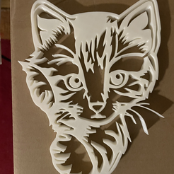 Gatito realista Wall Art Gatito realista asomando Wall Decor