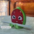 WATERMELON.jpg Watermelon Pencil / Pen Holder  (NO SUPPORT)