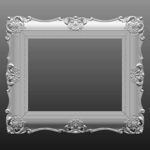 🖼️ frame 3D・ 3D File for 3D printing and CNC machining - Laser cutting ...