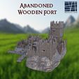 Abandoned-Wooden-Fort-4-p.jpg Verlassene Piratenfestung 28 mm Tabletop Terrain