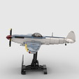 SuperMarine-Seafire_2.png Brick Style WW2-Airplane Supermarine Seafire