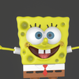 3.png Spongebob Happy sculpture 3D print