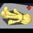 3k.jpg STL file Flexi Knuckles the Echidna (Sonic) - Print In Place・3D printing template to download