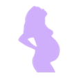 birth_F_100.stl Pregnant woman revealing whether it's a girl or a boy.
