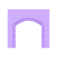 Portal Single Track Arch Front.obj Model Railway Tunnel Portal Single Track Modular Design
