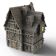 4.png Medieval Architecture - three story house