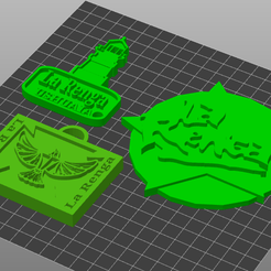 Los-3.png Archivo STL La Renga LLaveros・Diseño para descargar y imprimir en 3D