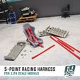 6.jpg 5-Point Racing Harness Set for 1:24 scale models