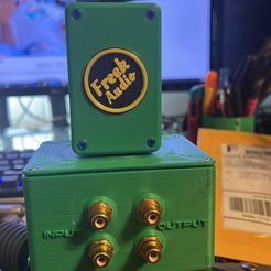 FREEK1.jpg STL file ETHERNET CABLE BASS KNOB ASSEMBLY・Design to download and 3D print