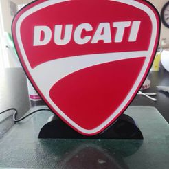 317905529_648448417011244_4122450350385100496_n.jpg STL file led lamp ducati・3D printing model to download