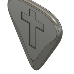 cross_pick.png Fichier 3D gratuit Plectre en croix・Plan à télécharger et à imprimer en 3D