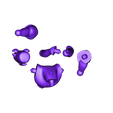 partie-bleue.STL brinquedo humanoide