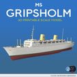 Gripsholm.jpg MS GRIPSHOLM 1957 ocean liner print ready scale model
