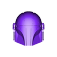 HELMET ASSEMBLY.stl Mandalorian helmet custom LIFE SIZE