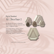 Cover-7.png Art Deco 2 Vase STL File - Digital Download -5 Sizes- Homeware, Minimalist Modern Design